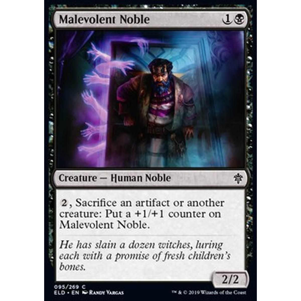 Malevolent Noble - Nobile Malevolo - [ELD] [NM]
