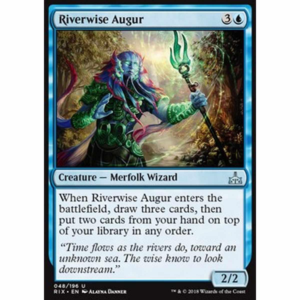 Riverwise Augur - Augure della Saggezza Fluviale - [RIX] [NM] [Foil]