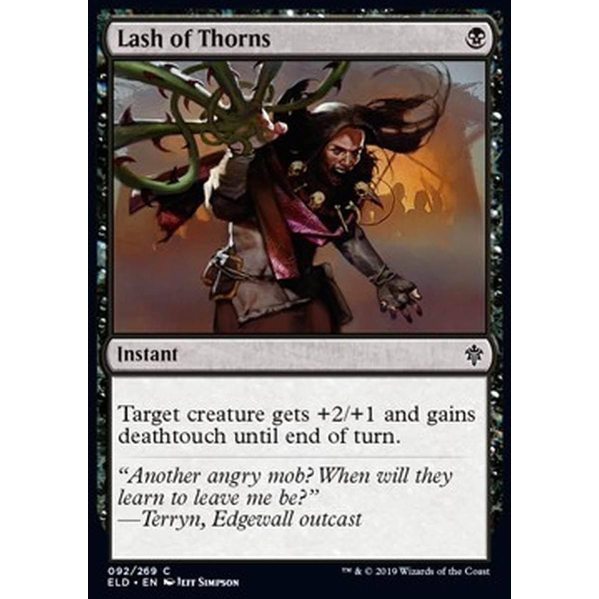 Lash of Thorns - Frustata di Spine - [ELD] [NM]