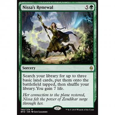 Nissa's Renewal - Nissa's Renewal - [BFZ] [NM] [Foil]