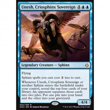 Unesh, Criosphinx Sovereign - Unesh, Sovrano delle Criosfingi - [HOU] [NM]