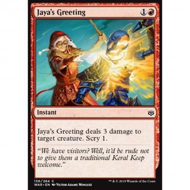 Jaya's Greeting - Saluto di Jaya - [WAR] [NM]