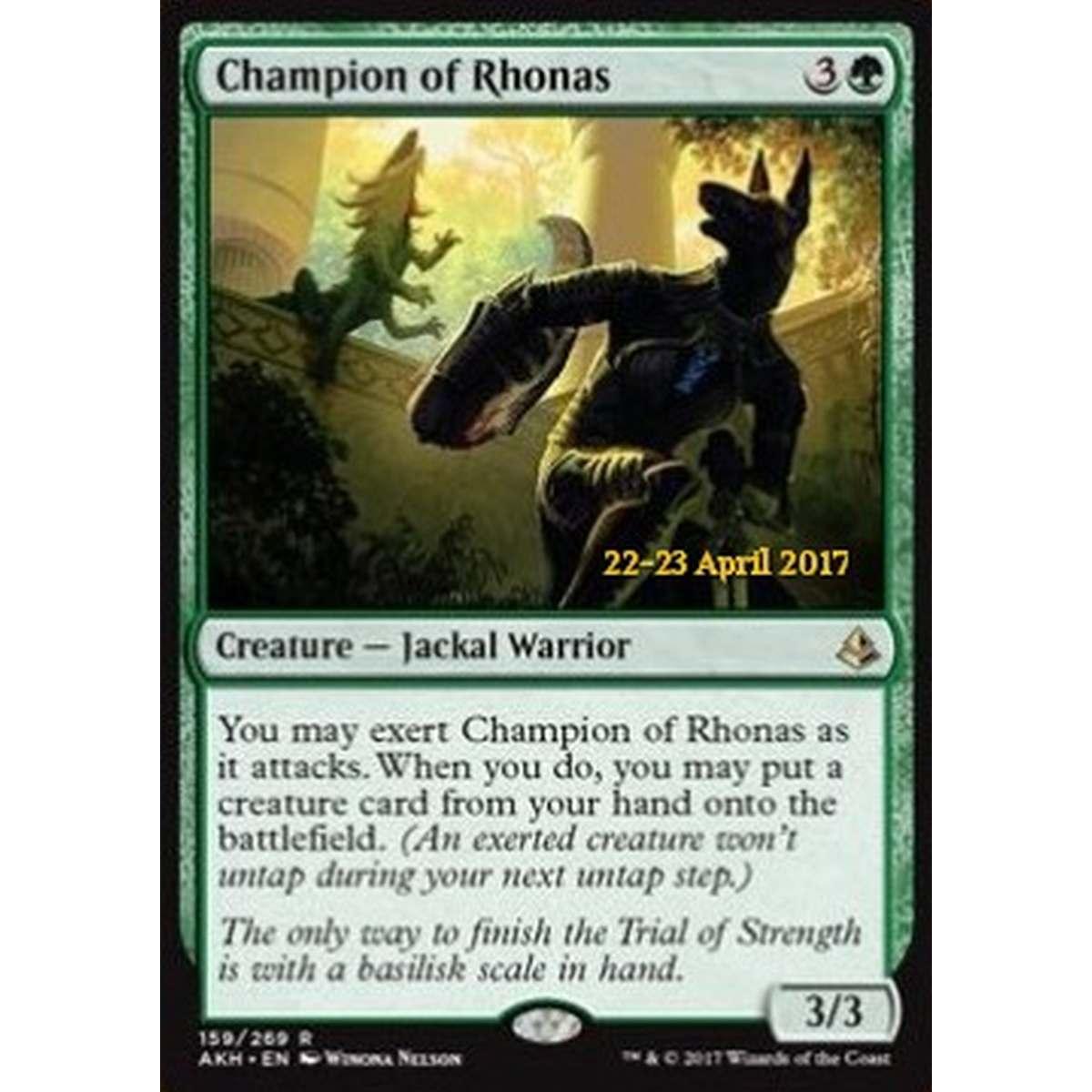 Champion of Rhonas - Campionessa di Rhonas - [PAKH] [NM] [Foil]