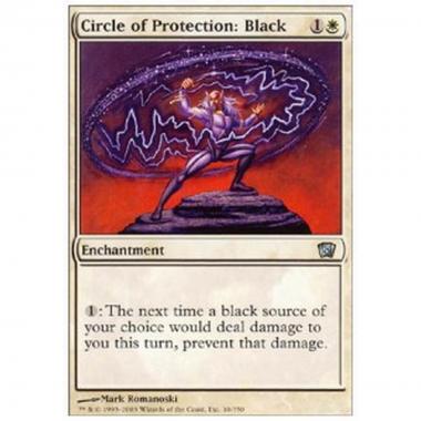Circle of Protection: Black - Circolo di Protezione: Nero - [8ED] [GD] [Foil]