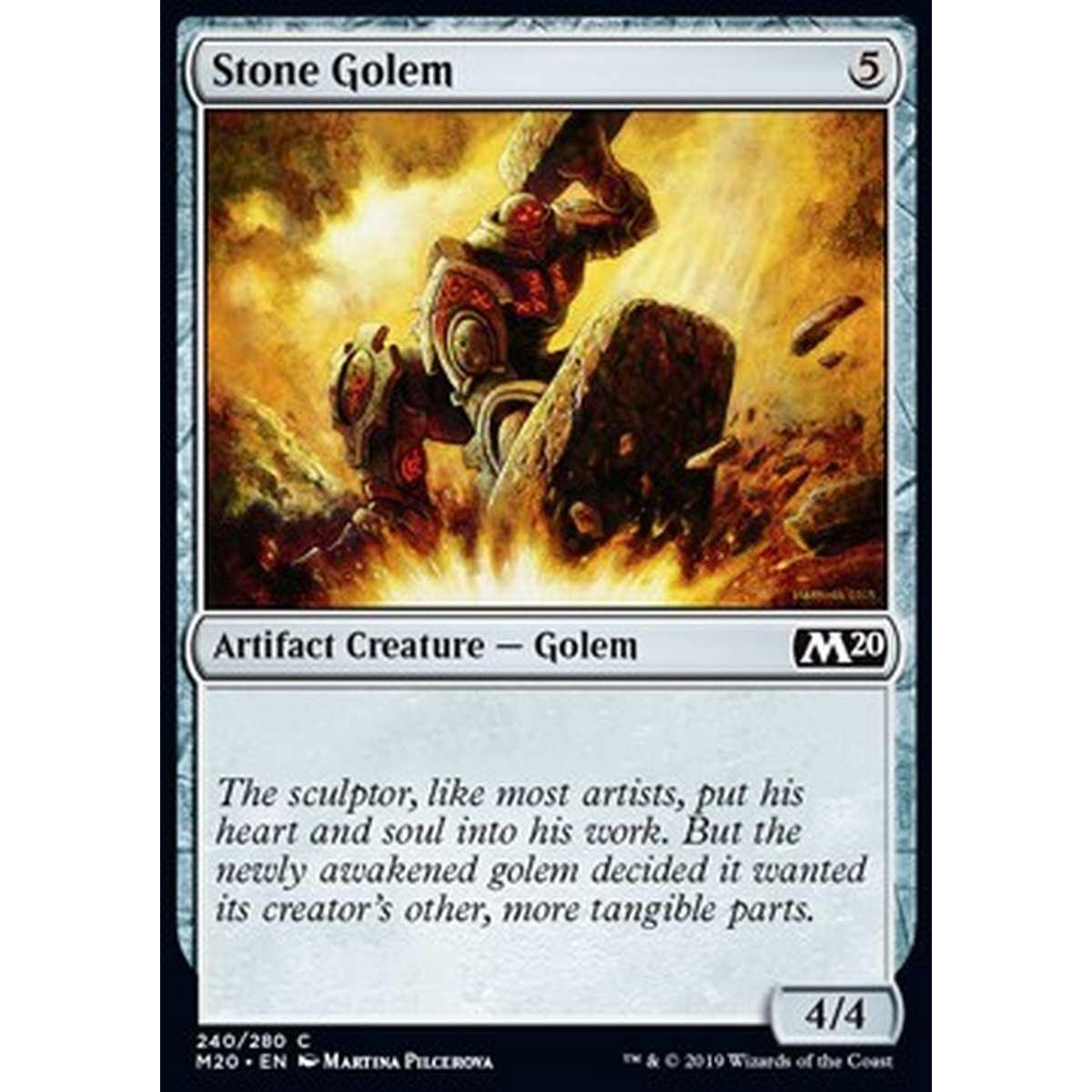 Stone Golem - Golem di Pietra - [M20] [NM]