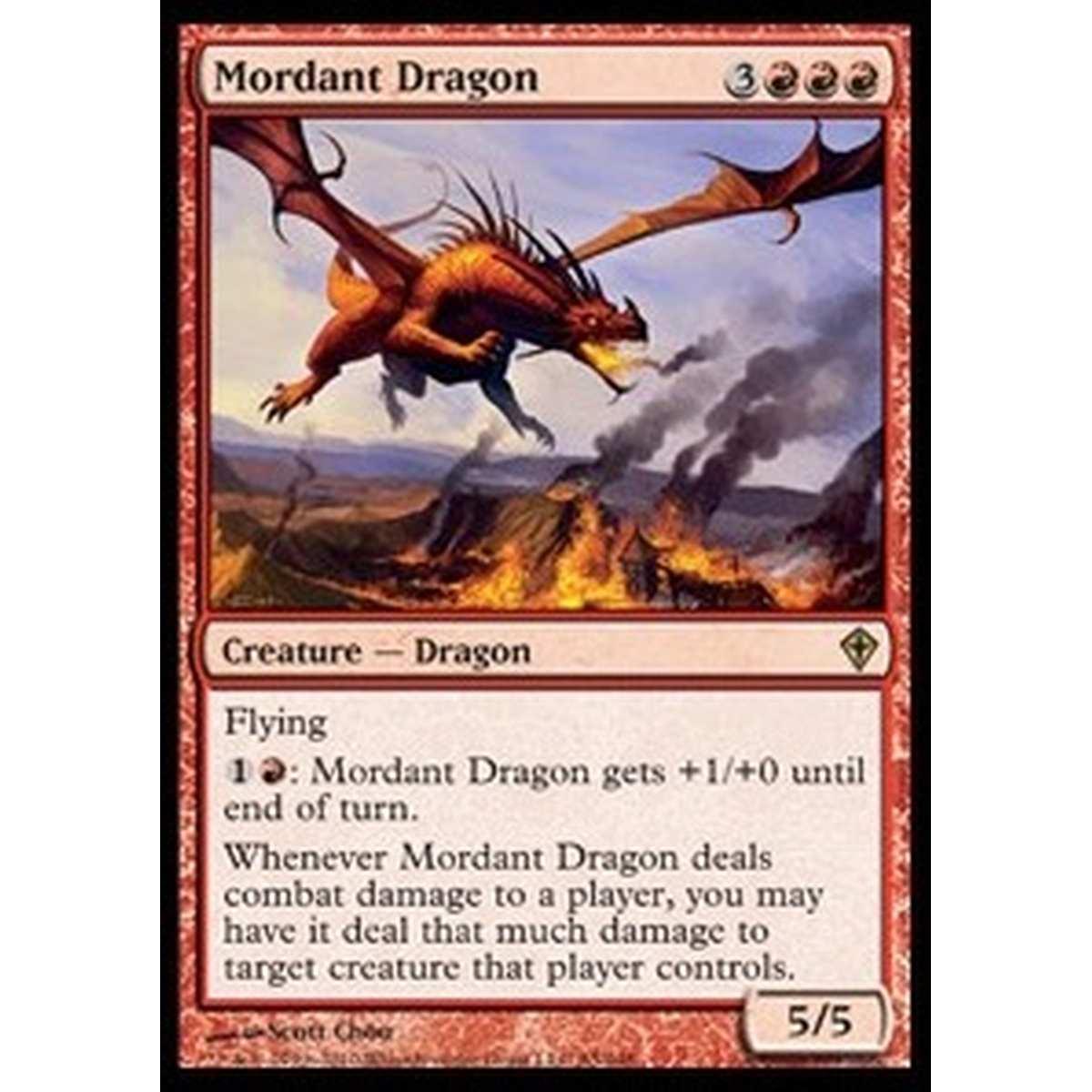 Mordant Dragon - Drago Caustico - [WWK] [EX] [Foil]