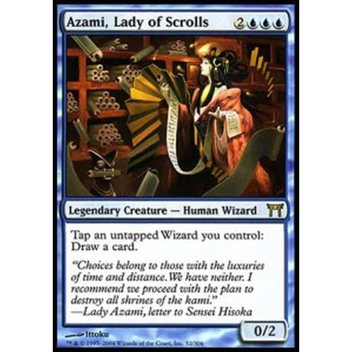Azami, Lady of Scrolls - Azami, Lady of Scrolls - [CHK] [EX]