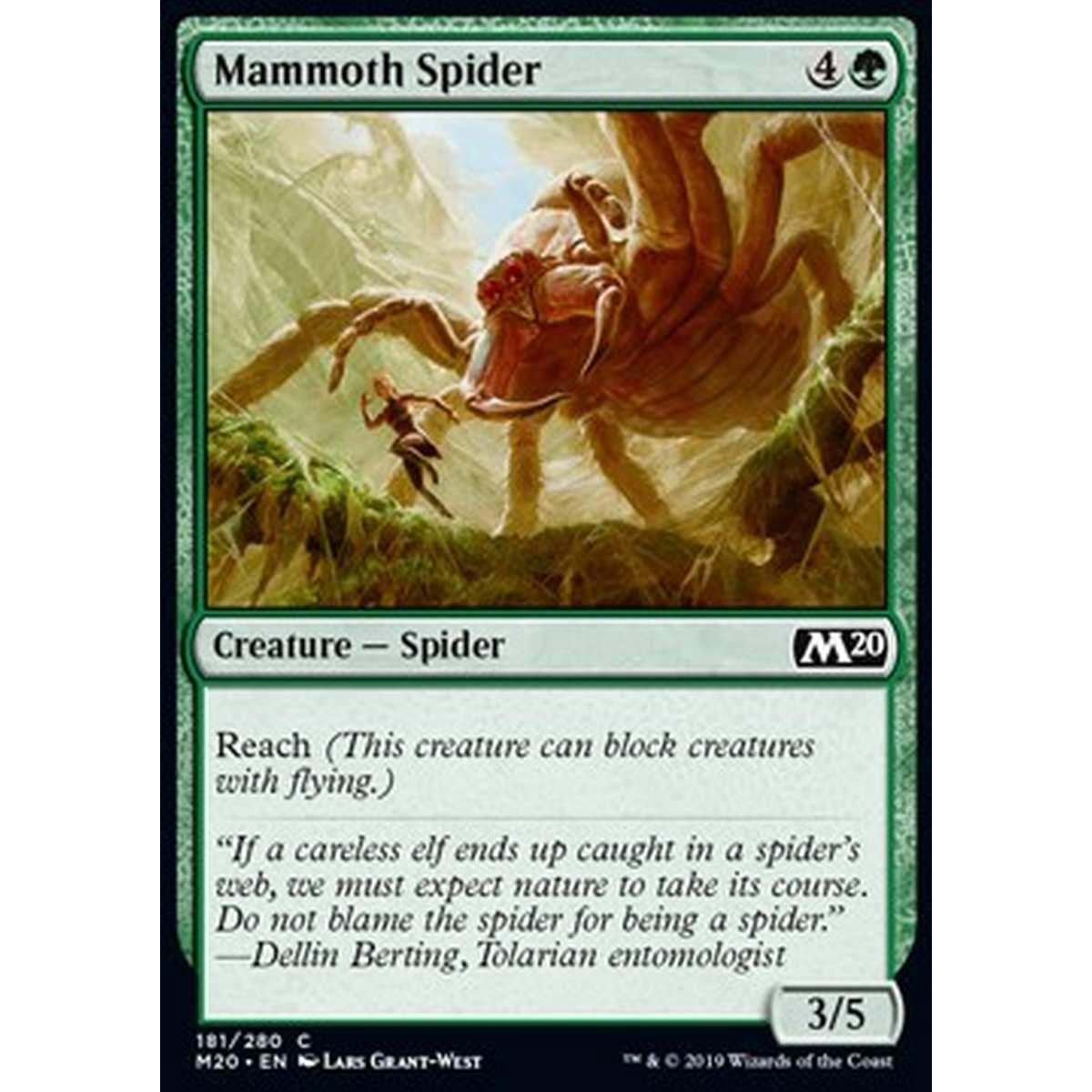 Mammoth Spider - Ragno Mammut - [M20] [NM]