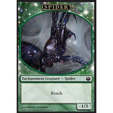 Spider Token (Green 1/3) - Spider Token (Green 1/3) - [JOU] [NM]