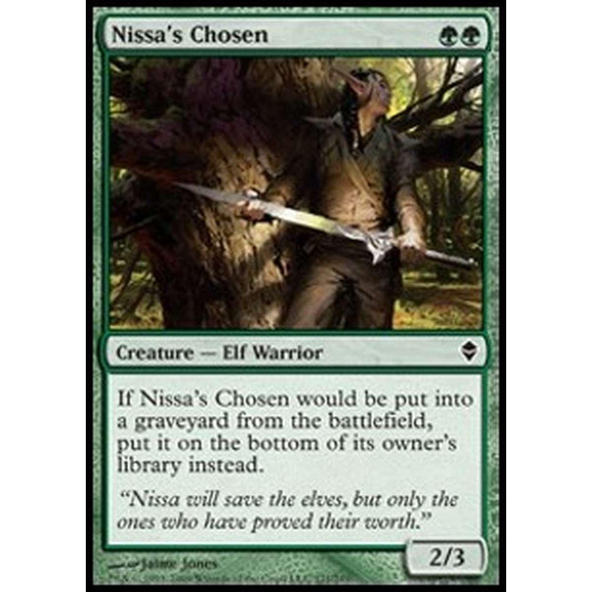 Nissa's Chosen - Prescelto di Nissa - [ZEN] [NM] [Foil]