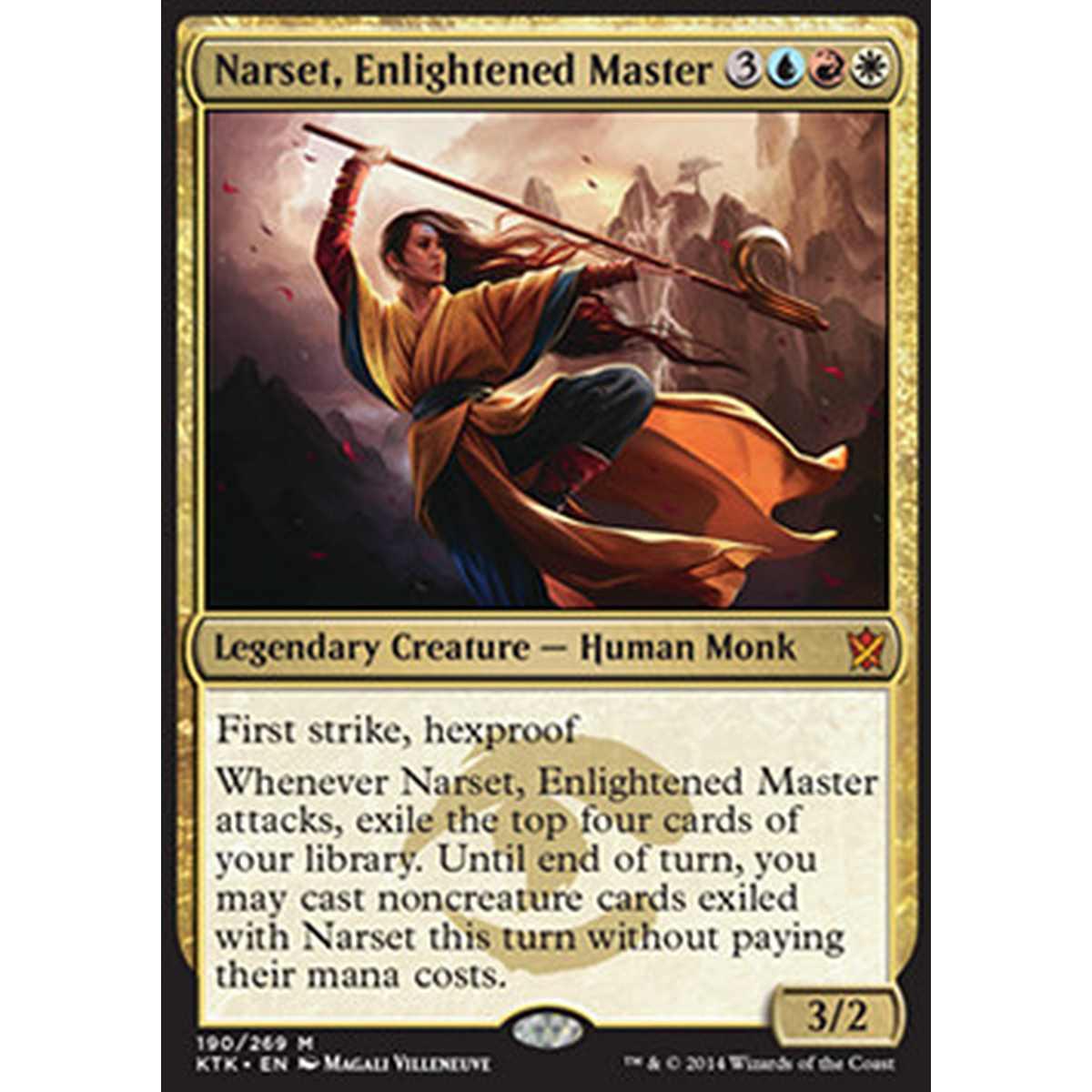 Narset, Enlightened Master - Narset, Maestra Illuminata - [KTK] [NM]