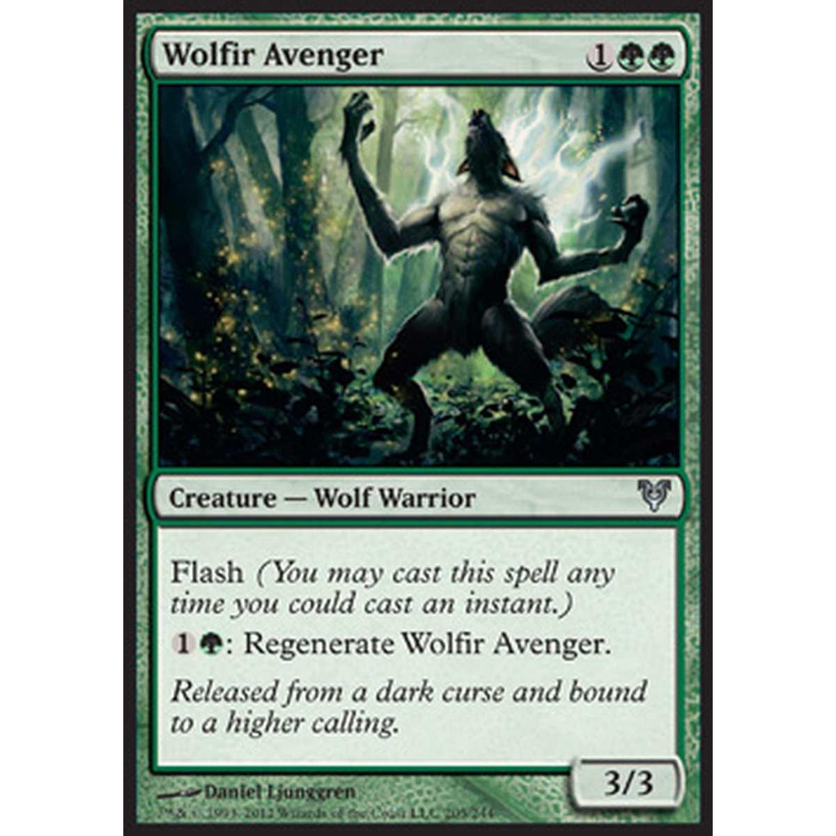 Wolfir Avenger - Lupir Vendicatore - [AVR] [NM] [Foil]