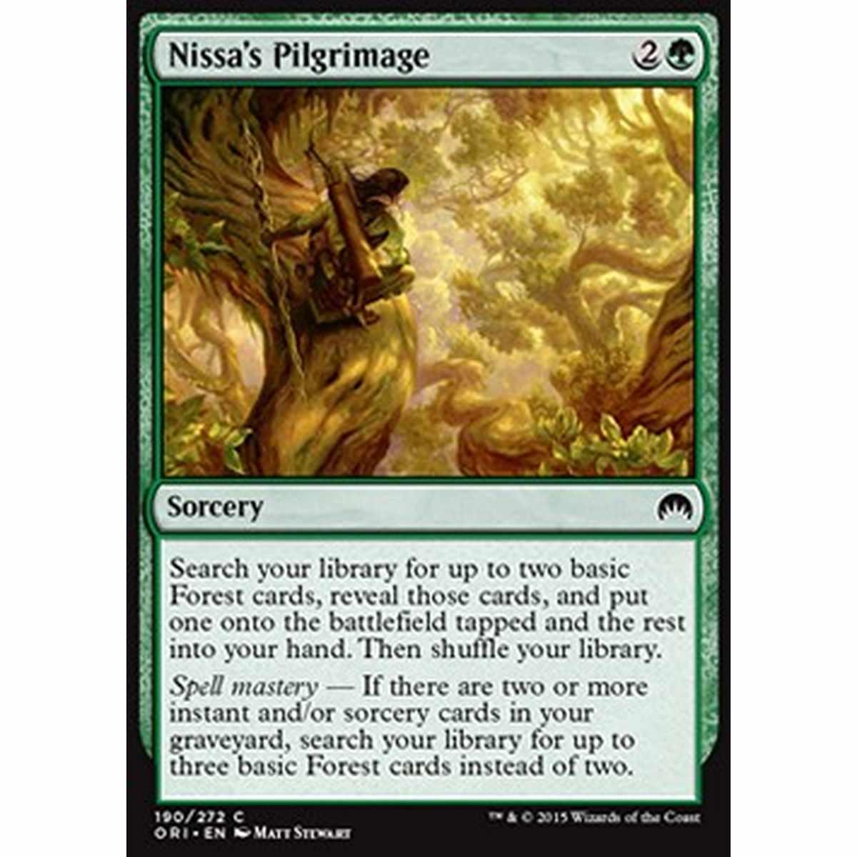 Nissa's Pilgrimage - Pellegrinaggio di Nissa - [ORI] [NM] [Foil]