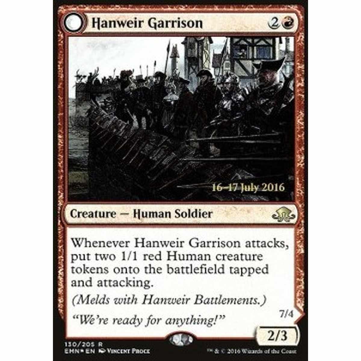 Hanweir Garrison / Hanweir, the Writhing Township - Presidio di Hanweir / Hanweir, il Villaggio Serpeggiante - [EMNP] [EX] [Foil]
