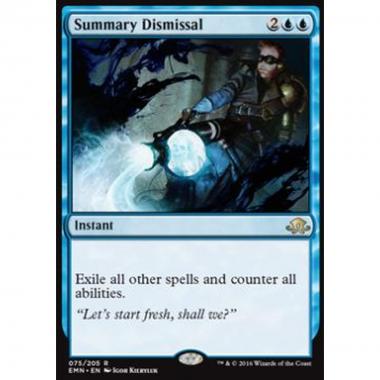 Summary Dismissal - Summary Dismissal - [EMN] [NM]