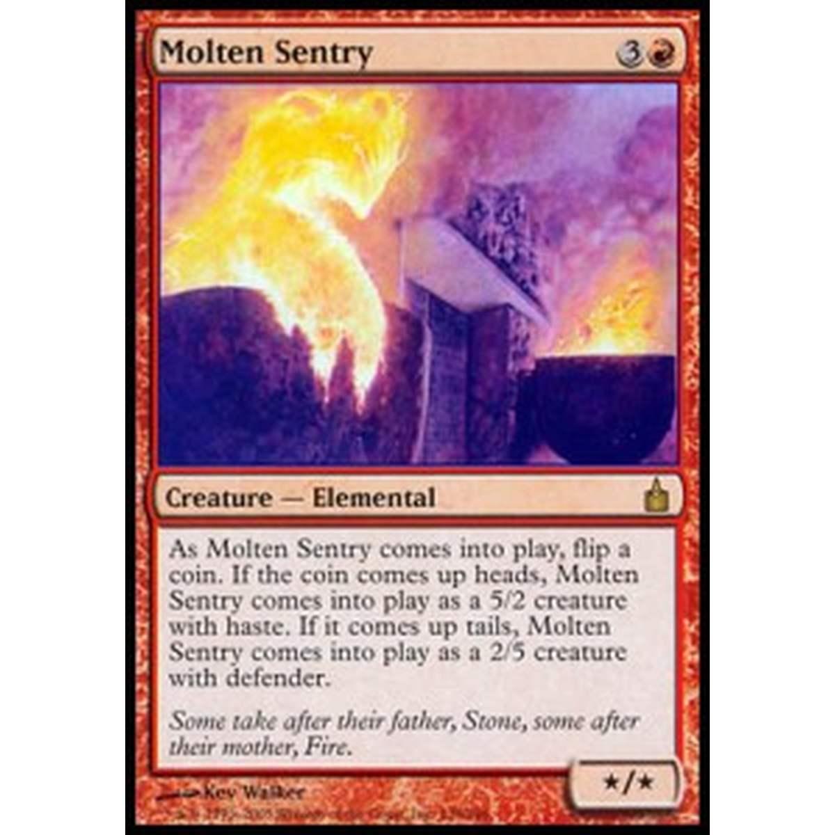 Molten Sentry - Molten Sentry - [RAV] [EX] [Foil]