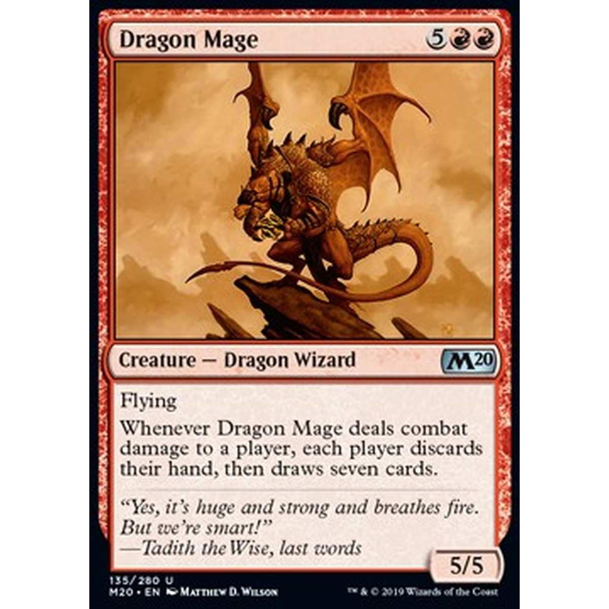 Dragon Mage - Dracomago - [M20] [NM]