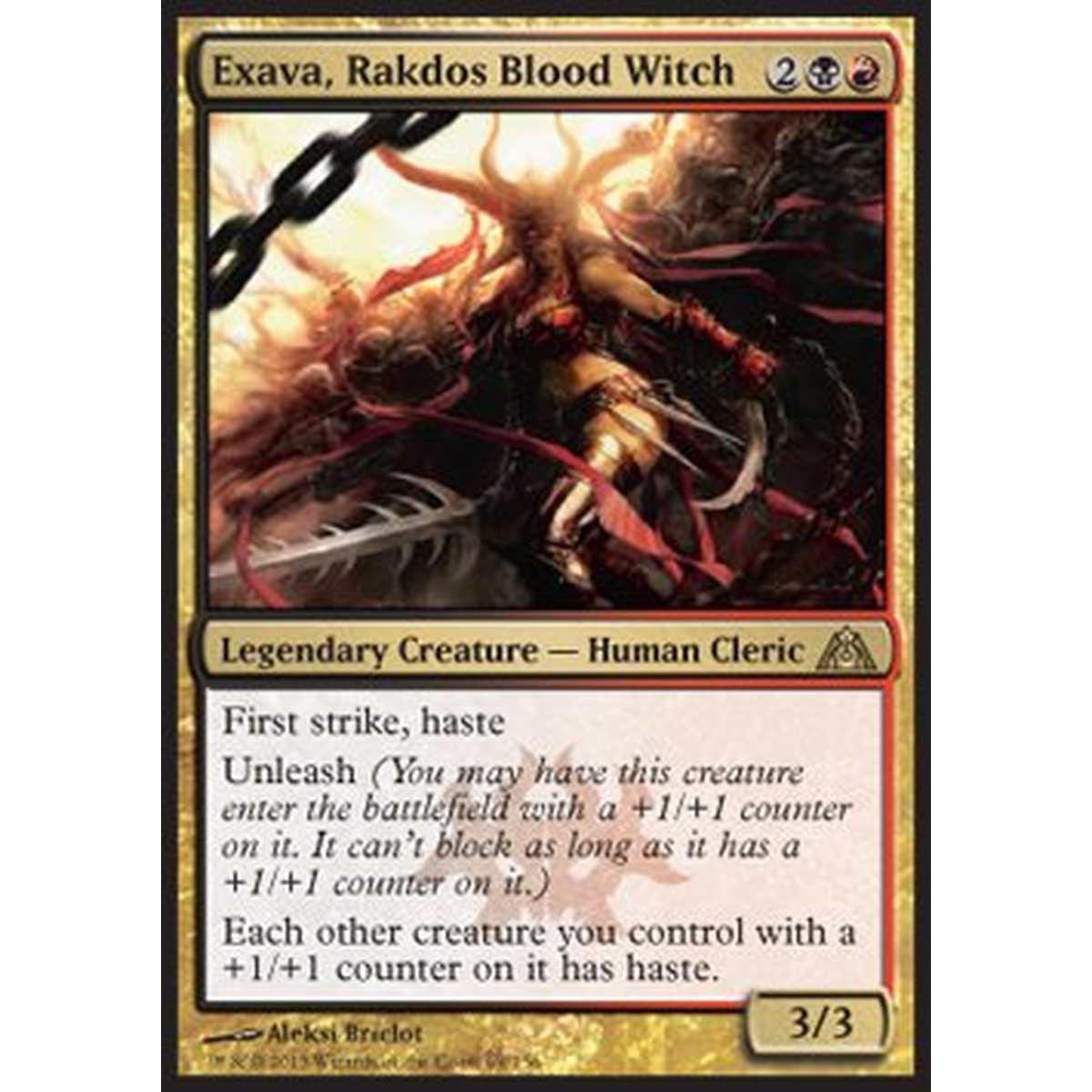 Exava, Rakdos Blood Witch - Exava, Strega di Sangue Rakdos - [DGM] [NM] [Foil]