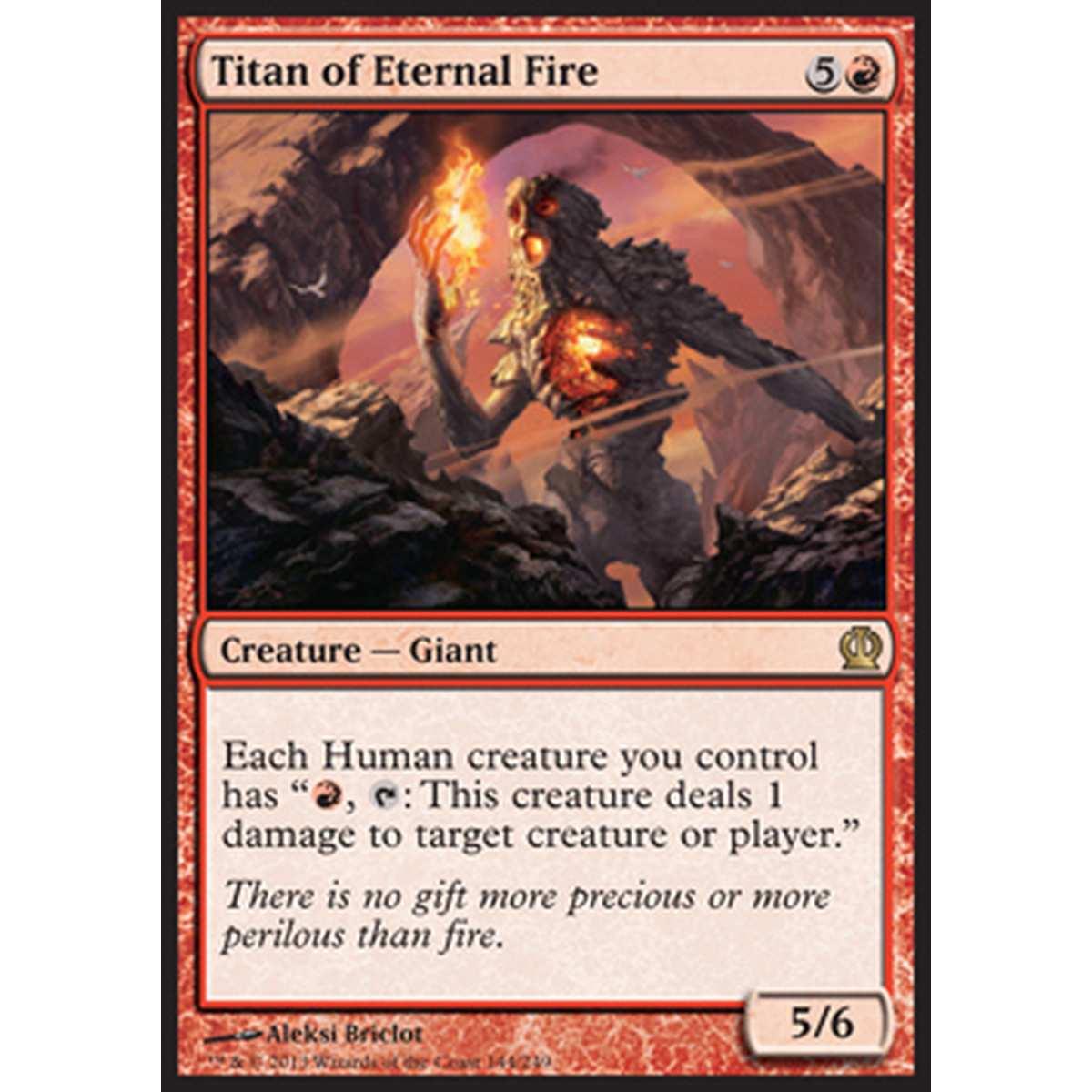 Titan of Eternal Fire - Titano del Fuoco Eterno - [THS] [NM] [Foil]