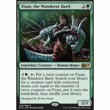 Yisan, the Wanderer Bard - Yisan, il Bardo Errante - [M15] [NM]
