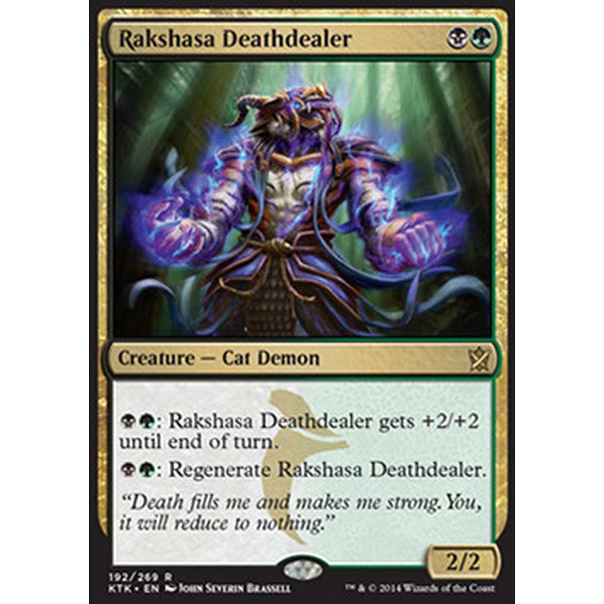 Rakshasa Deathdealer - Seminamorte Rakshasa - [KTK] [NM] [Foil]