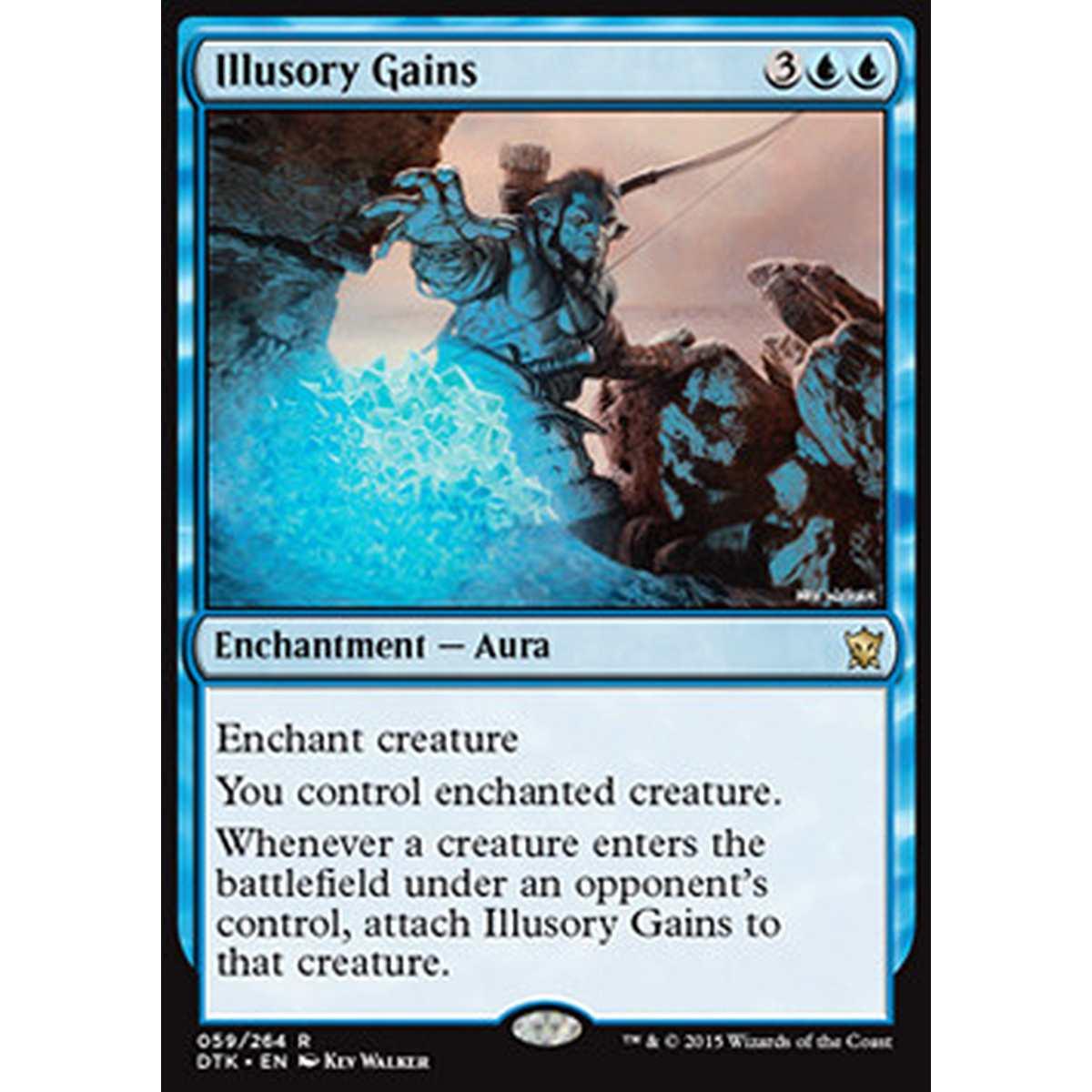 Illusory Gains - Illusione di Guadagno - [DTK] [NM] [Foil]