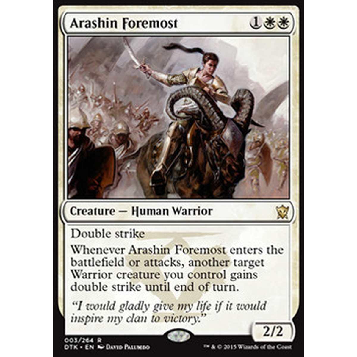 Arashin Foremost - Preminente di Arashin - [DTK] [NM] [Foil]