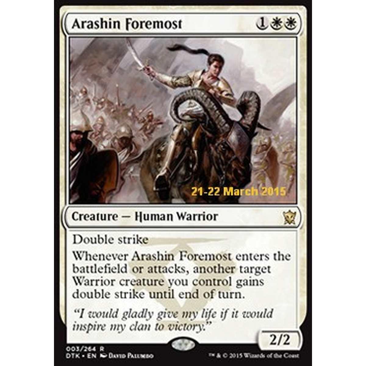 Arashin Foremost - Preminente di Arashin - [PDTK] [NM] [Foil]