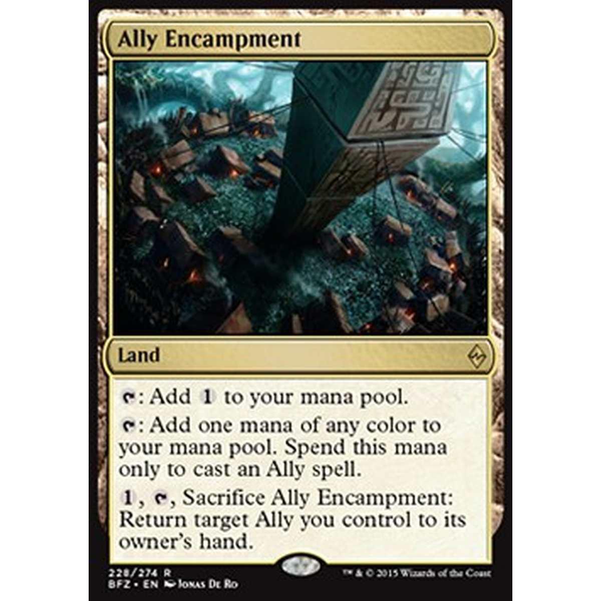 Ally Encampment - Accampamento Alleato - [BFZ] [NM] [Foil]