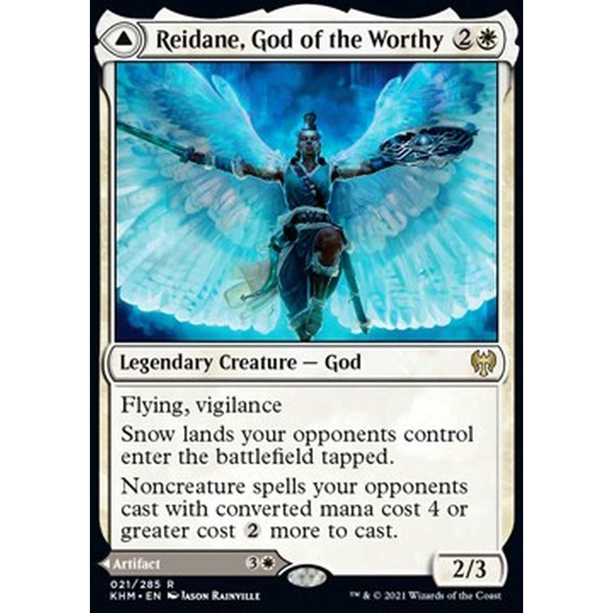 Reidane, God of the Worthy // Valkmira, Protector's Shield - Reidane, God of the Worthy // Valkmira, Protector's Shield - [KHM] [NM]