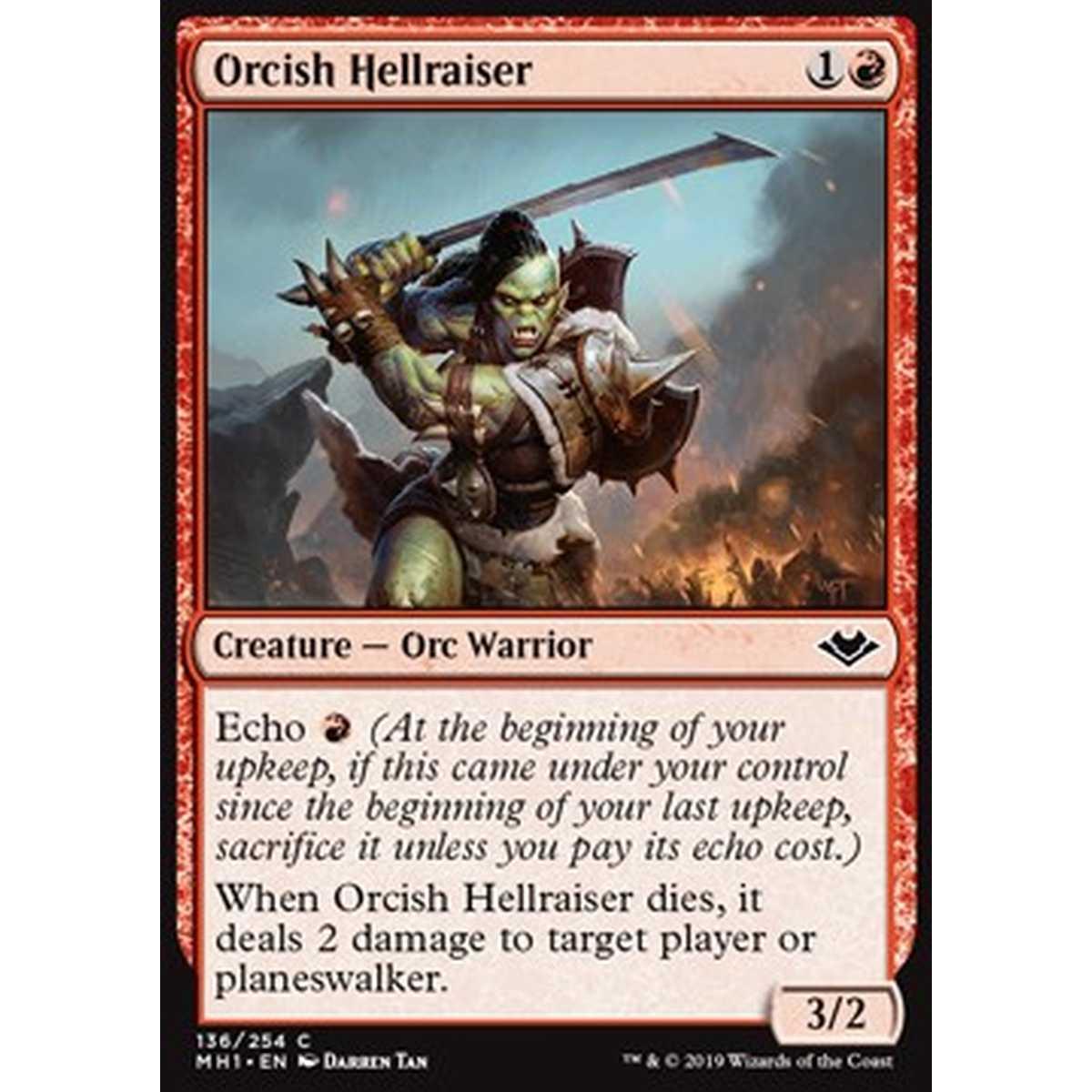 Orcish Hellraiser - Orcish Hellraiser - [MH1] [NM]