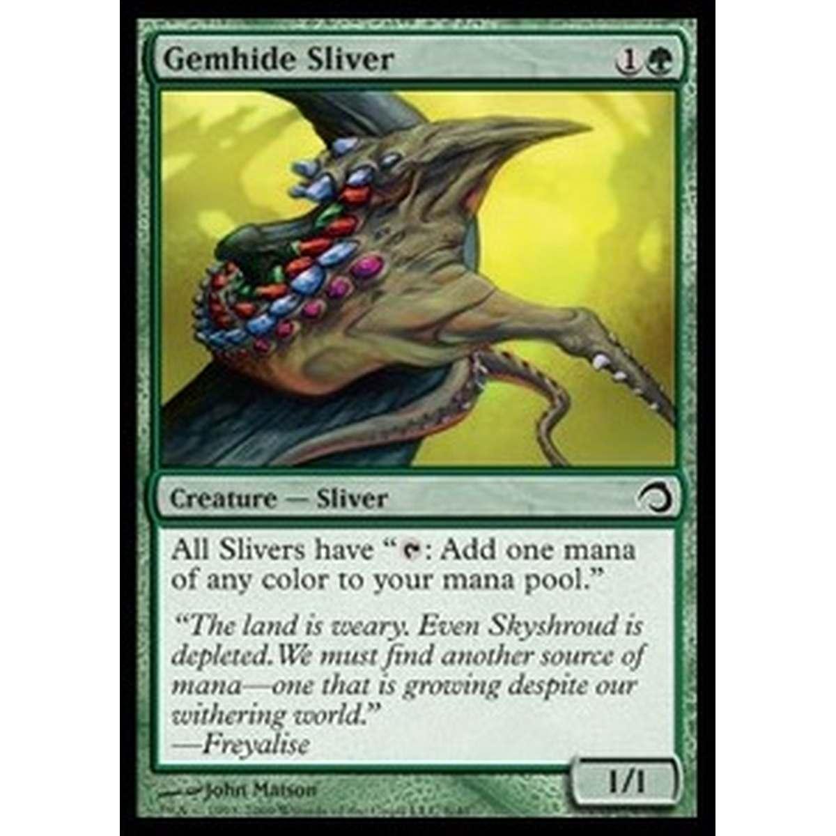 Gemhide Sliver - Gemhide Sliver - [H09] [EX] [Foil]