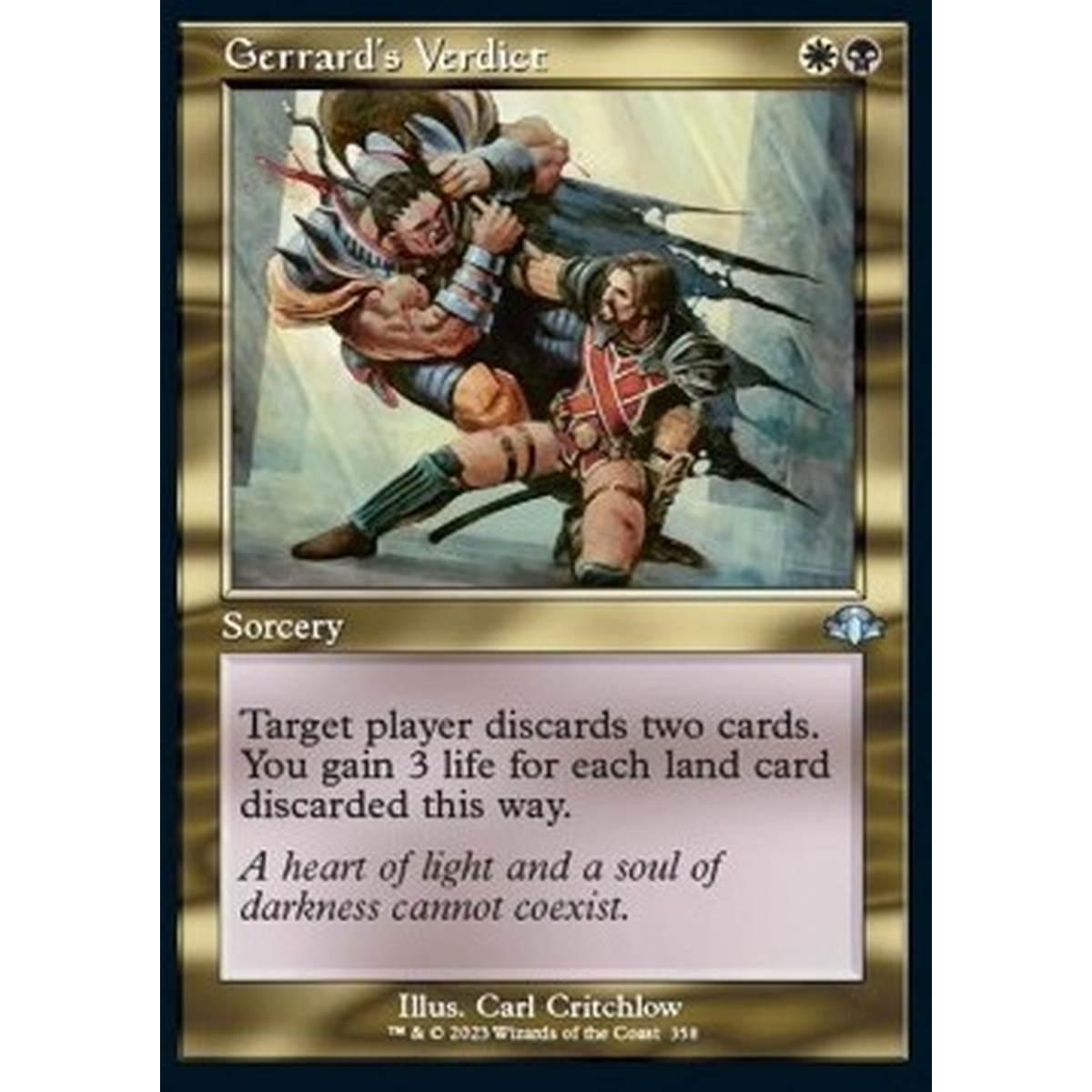 Gerrard's Verdict - Gerrard's Verdict - [XDMR] [NM] [Foil]