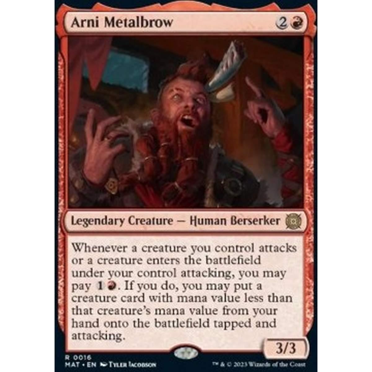 Arni Metalbrow - Arni Metalbrow - [MAT] [NM] [Foil]
