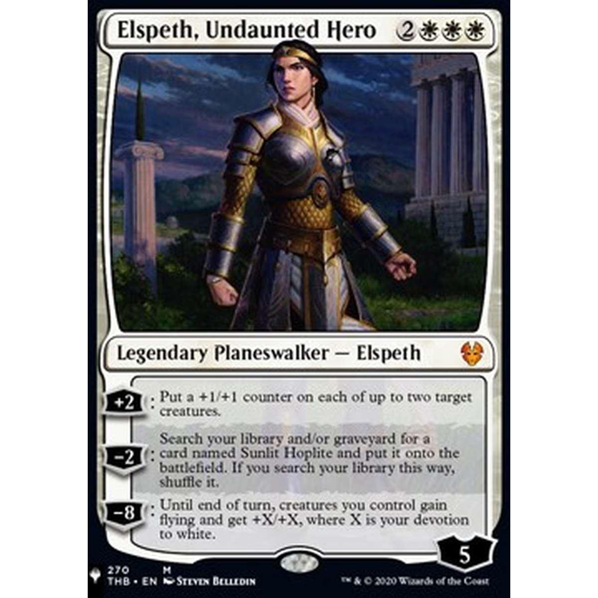 Elspeth, Undaunted Hero - Elspeth, Undaunted Hero - [ZNL] [NM]