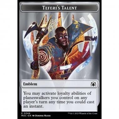 Teferi's Talent Emblem - Teferi's Talent Emblem - [XMOC] [NM]
