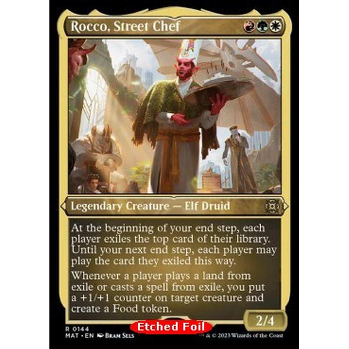 Rocco, Street Chef (V.2) - Rocco, Street Chef (V.2) - [XMAT] [NM] [Foil]