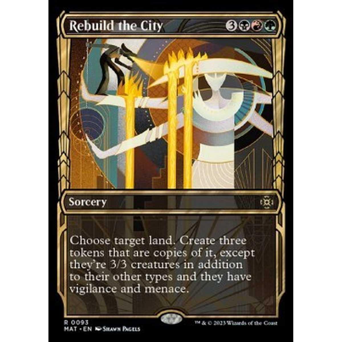 Rebuild the City (V.1) - Rebuild the City (V.1) - [XMAT] [NM] [Foil]