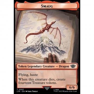 Smaug Token (R 6/6) // Food Token (V.2) - Smaug Token (R 6/6) // Food Token (V.2) - [XLTR] [NM] [Foil]