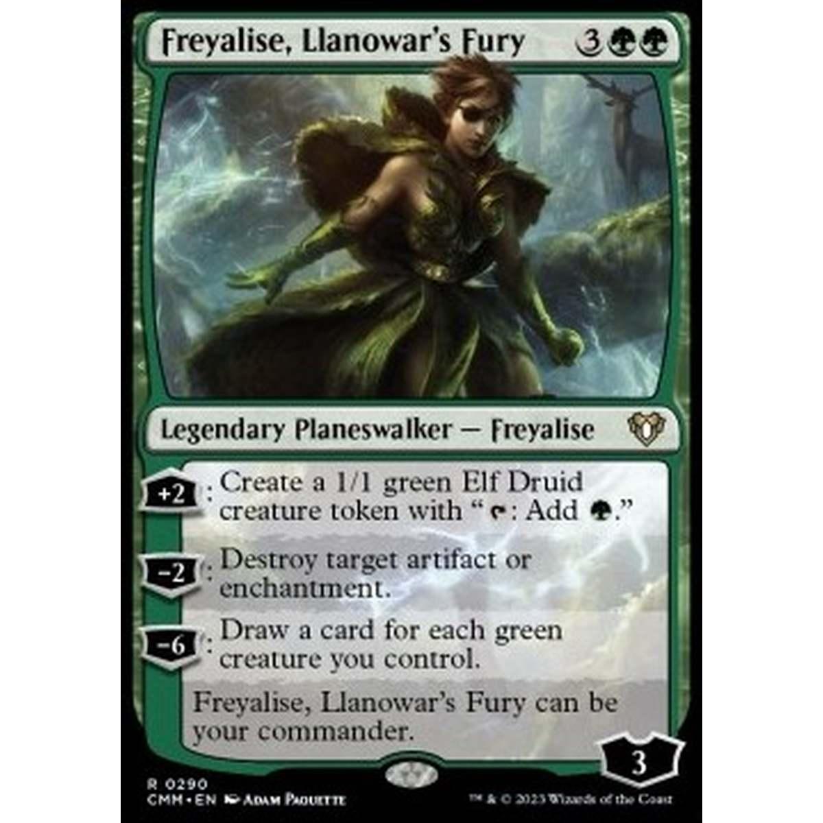 Freyalise, Llanowar's Fury - Freyalise, Llanowar's Fury - [CMM] [NM]