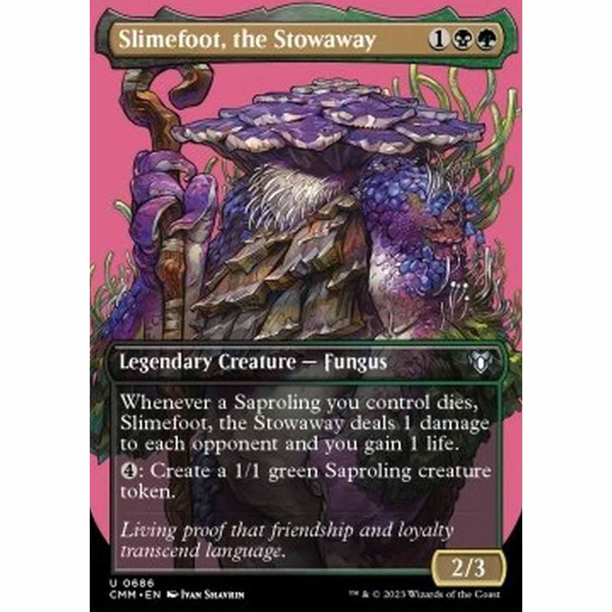 Slimefoot, the Stowaway (V.1) - Slimefoot, the Stowaway (V.1) - [XCMM] [NM] [Foil]