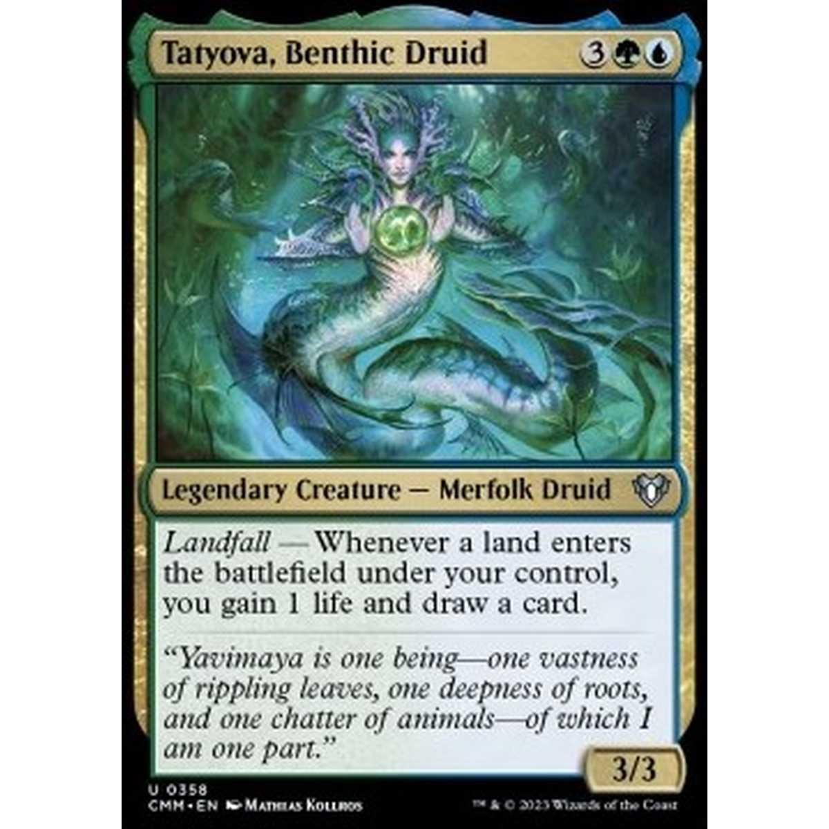 Tatyova, Benthic Druid - Tatyova, Benthic Druid - [CMM] [NM] [Foil]