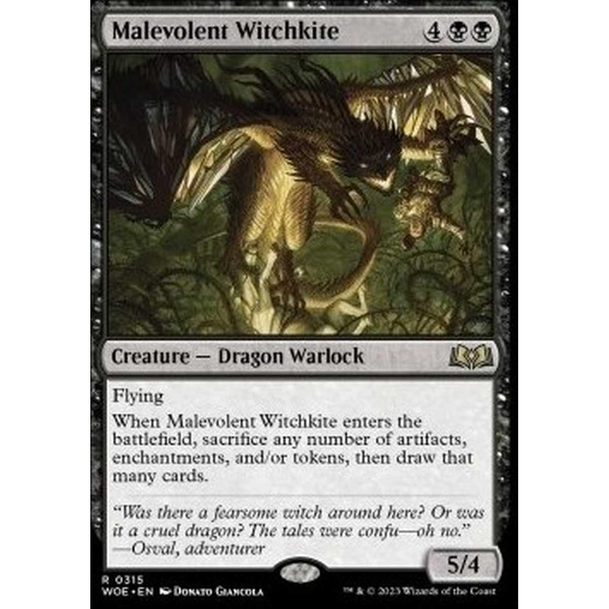 Malevolent Witchkite (V.1) - Malevolent Witchkite (V.1) - [XWOE] [NM]