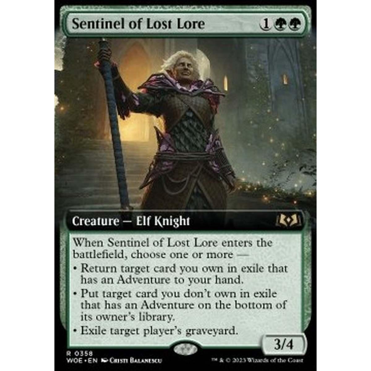 Sentinel of Lost Lore - Sentinel of Lost Lore - [XWOE] [NM] [Foil]