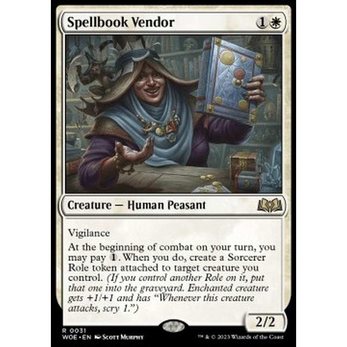 Spellbook Vendor - Spellbook Vendor - [WOE] [NM]