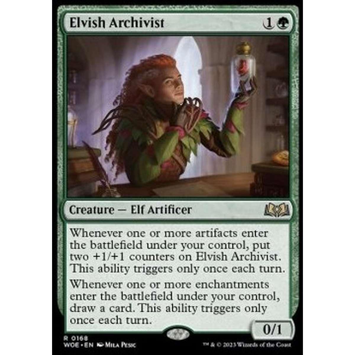 Elvish Archivist - Elvish Archivist - [WOE] [NM] [Foil]