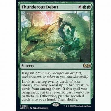 Thunderous Debut - Thunderous Debut - [WOE] [NM] [Foil]