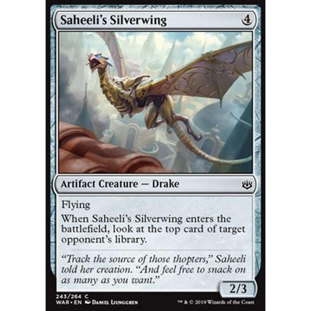 Saheeli's Silverwing - Alargento di Saheeli - [WAR] [NM]