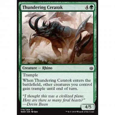 Thundering Ceratok - Ceratok Roboante - [WAR] [NM]