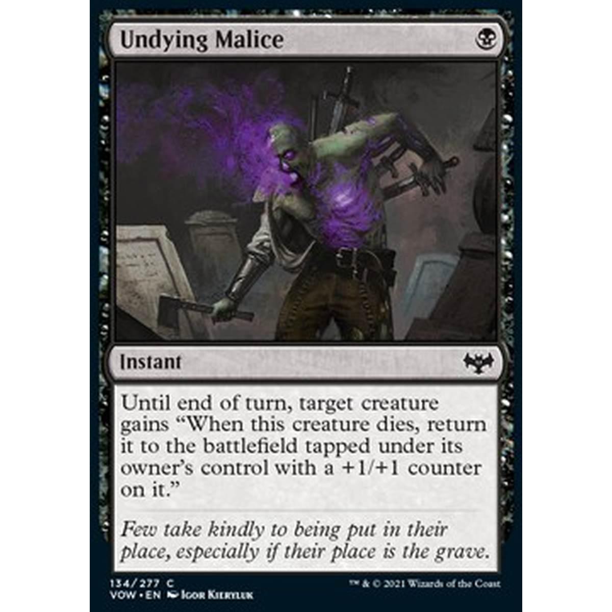 Undying Malice - Undying Malice - [VOW] [NM] [Foil]